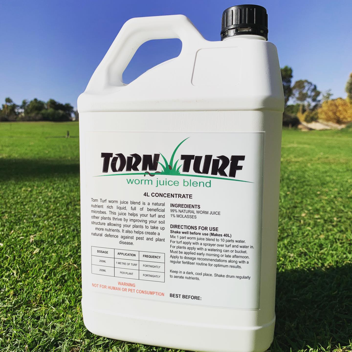 Liquid Worm Juice Fertiliser – Tornturf Australia